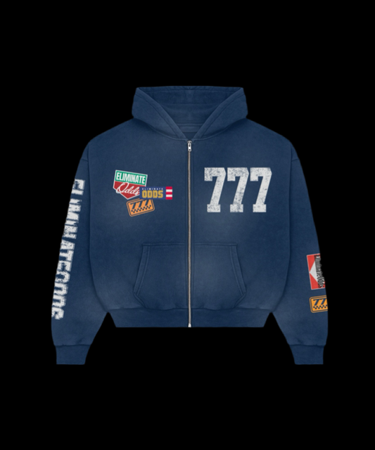 NAVY BLUE ELMNT HOODIE ZIPUP